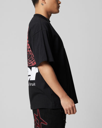 Loiter Strawberry T-Shirt Black