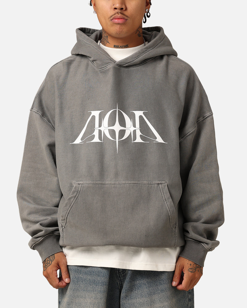The Anti Order AOA Premium Hoodie Washed Charcoal