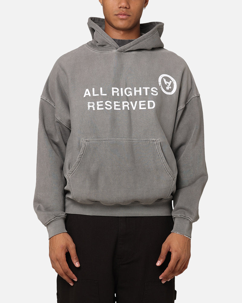 The Anti Order Rights Reserved Hoodie Washed Charcoal