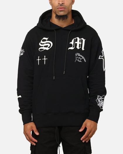 Saint Morta Graveyard V2 Hoodie Black/White