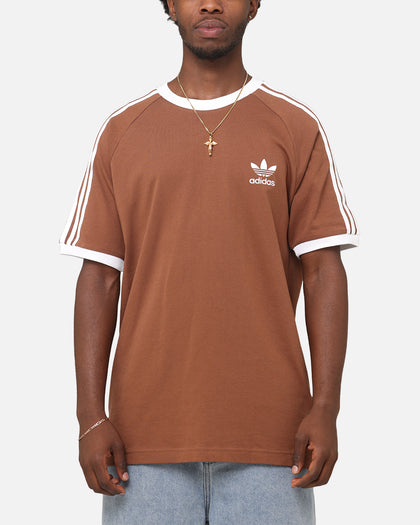 Adidas Classics 3-Stripes T-Shirt Brown