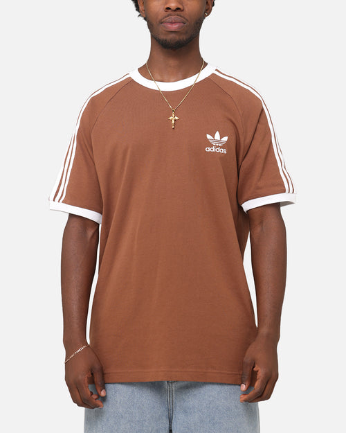 Adidas Classics 3-Stripes T-Shirt Brown
