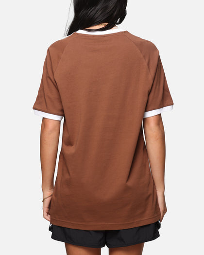Adidas Classics 3-Stripes T-Shirt Brown
