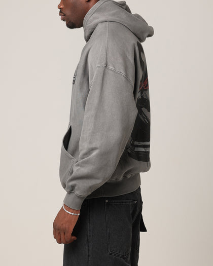 Saint Morta Chess Night Hoodie Washed Charcoal