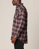 Saint Morta Heron Flannel Shirt Pink/Black