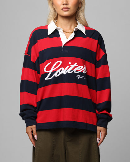Loiter Sunday Rugby Jersey Red/Navy