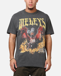 Ripple X Game Of Thrones 'House Of The Dragon' Meleys T-Shirt Washed Black