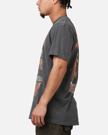 Ripple X Game Of Thrones 'House Of The Dragon' Syrax T-Shirt Washed Black