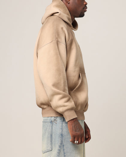 Saint Morta Faded Motor Hoodie Stone