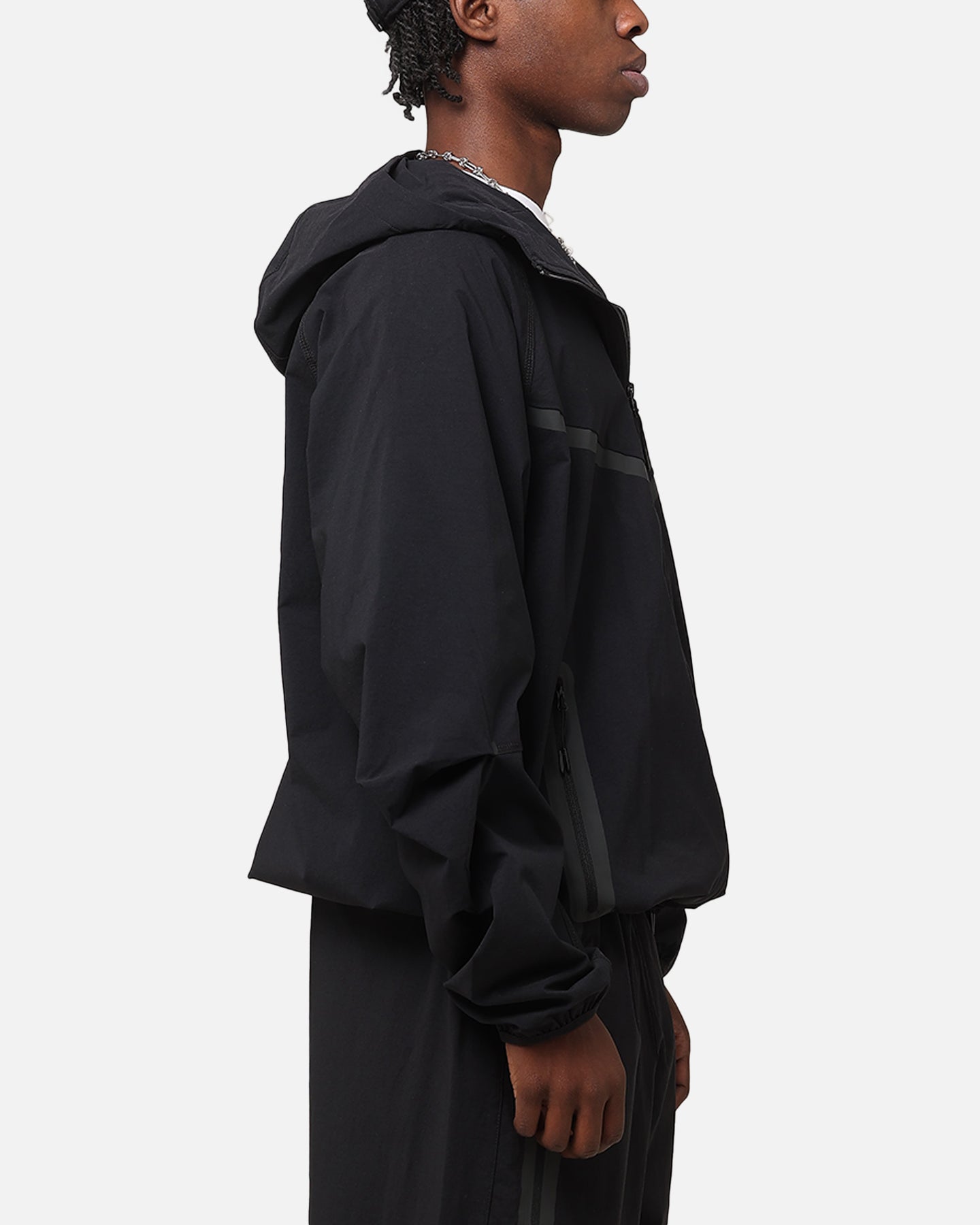 Nike Tech Woven Full Zip Jacket Back/Black/Black | Culture Kings