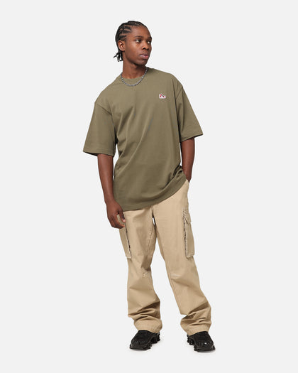 Jordan Brand Sneaker Patch Crewneck T-Shirt Medium Olive