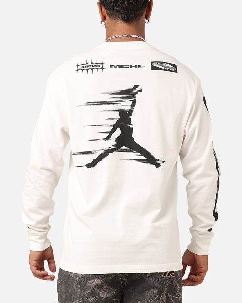Jordan Jumpman MVP 85 Long Sleeve Crewneck T-Shirt Sail/Black