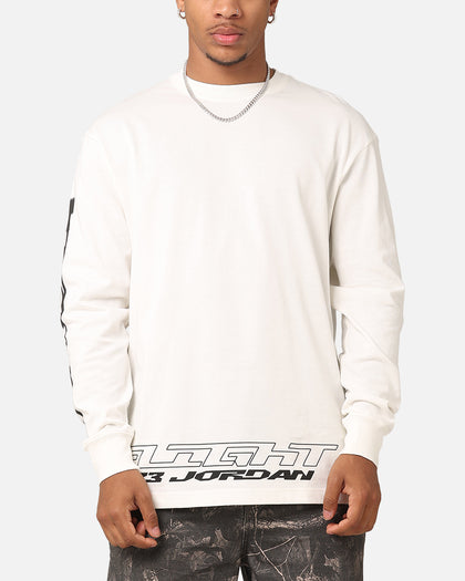 Jordan Jumpman MVP 85 Long Sleeve Crewneck T-Shirt Sail/Black
