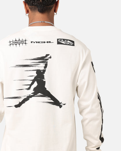 Jordan Jumpman MVP 85 Long Sleeve Crewneck T-Shirt Sail/Black