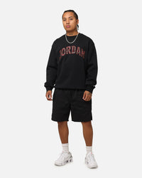 Jordan Essentials Holiday Fleece Crewneck Black/Sail