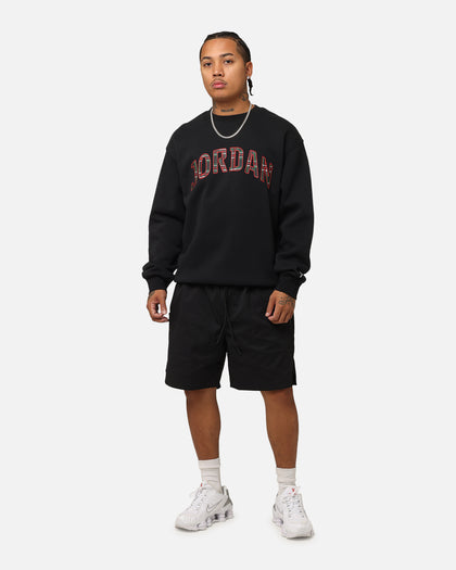 Jordan Essentials Holiday Fleece Crewneck Black/Sail
