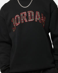 Jordan Essentials Holiday Fleece Crewneck Black/Sail