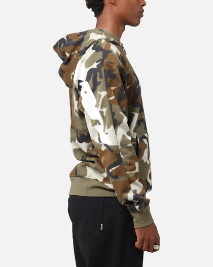 Jordan Jumpman MVP Statement Camo Pullover Hoodie Light Olive