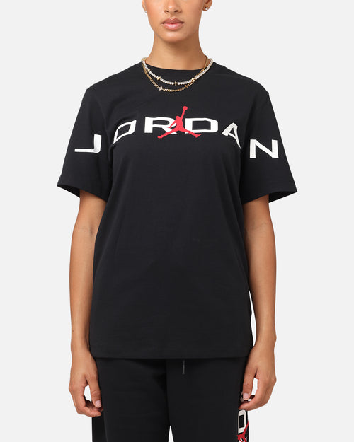 Jordan Air Stretch Crewneck T-Shirt Black/White