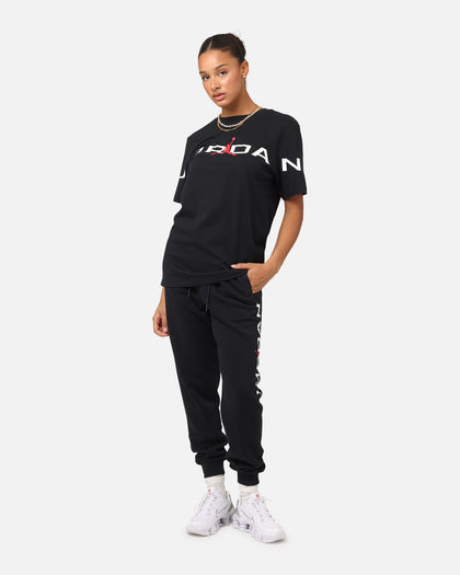 Jordan Air Stretch Crewneck T-Shirt Black/White
