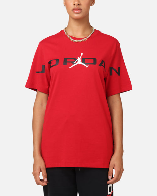 Jordan Air Stretch Crewneck T-Shirt Gym Red/Black/White