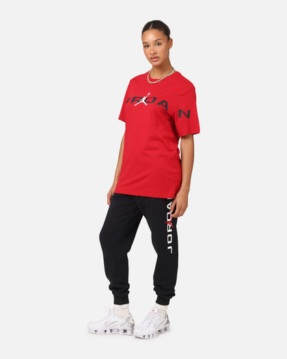 Jordan Air Stretch Crewneck T-Shirt Gym Red/Black/White
