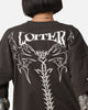 Loiter Seek N Destroy Long Sleeve T-Shirt Charcoal