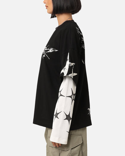 Loiter Seek N Destroy Long Sleeve T-Shirt Vintage Black