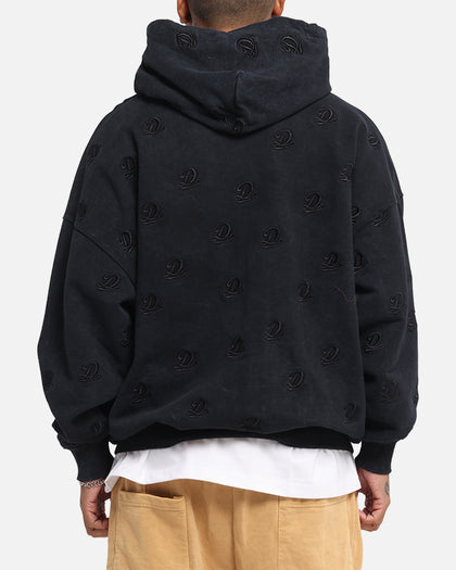 Dreamville Logo All Over Zip Hoodie Dark Grey