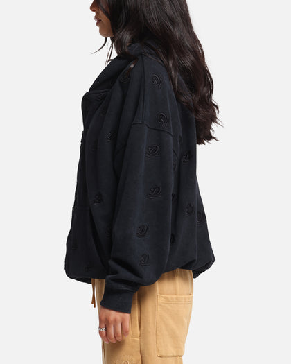 Dreamville Logo All Over Zip Hoodie Dark Grey