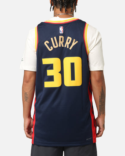 Nike Stephen Curry Golden State Warriors #30 City Edition 2024/25 Nike Dri-Fit NBA Swingman Jersey College Navy