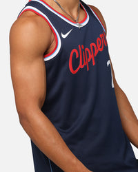 Nike Kawhi Leonard Los Angeles Clippers #2 City Edition 2024/25 Nike Dri-Fit NBA Swingman Jersey College Navy