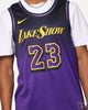 Nike Lebron James Los Angeles Lakers #23 City Edition 2024/25 Nike Dri-Fit NBA Swingman Jersey Field Purple