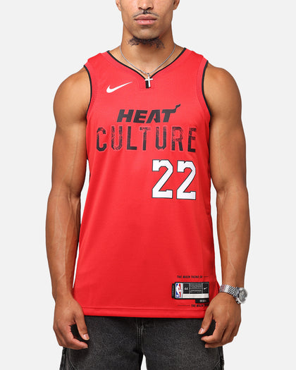 Nike Jimmy Butler Miami Heat #22 City Edition 2024/25 Nike Dri-Fit NBA Swingman Jersey University Red
