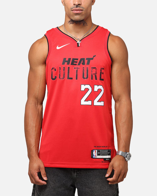 Nike Jimmy Butler Miami Heat #22 City Edition 2024/25 Nike Dri-Fit NBA Swingman Jersey University Red