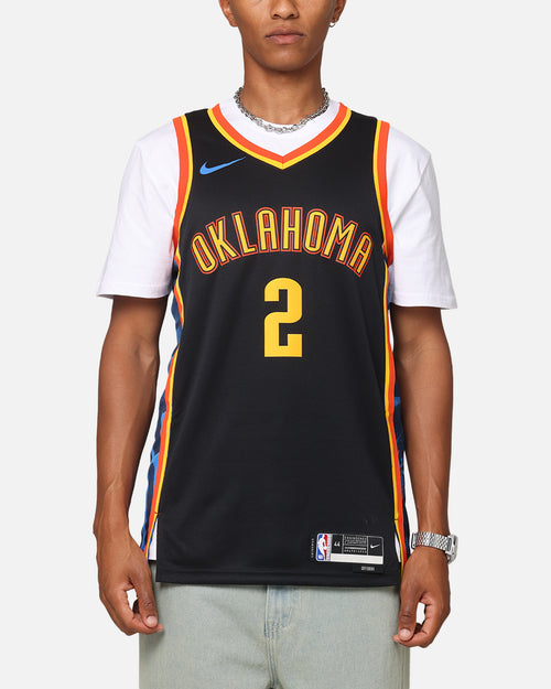 Nike Shai Gilgeous-Alexander Oklahoma City Thunder #2 City Edition 2024/25 Nike Dri-Fit NBA Swingman Jersey Black