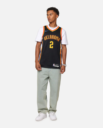 Nike Shai Gilgeous-Alexander Oklahoma City Thunder #2 City Edition 2024/25 Nike Dri-Fit NBA Swingman Jersey Black