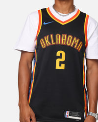 Nike Shai Gilgeous-Alexander Oklahoma City Thunder #2 City Edition 2024/25 Nike Dri-Fit NBA Swingman Jersey Black