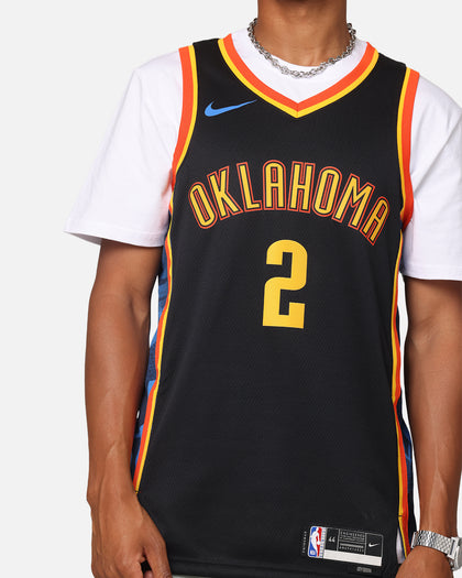 Nike Shai Gilgeous-Alexander Oklahoma City Thunder #2 City Edition 2024/25 Nike Dri-Fit NBA Swingman Jersey Black