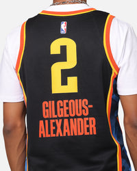 Nike Shai Gilgeous-Alexander Oklahoma City Thunder #2 City Edition 2024/25 Nike Dri-Fit NBA Swingman Jersey Black