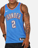 Nike Shai Gilgeous-Alexander Oklahoma City Thunder #2 Icon Edition 2022/23 Nike Dri-Fit NBA Swingman Jersey Signal Blue