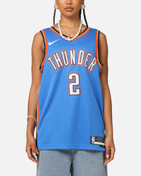 Nike Shai Gilgeous-Alexander Oklahoma City Thunder #2 Icon Edition 2022/23 Nike Dri-Fit NBA Swingman Jersey Signal Blue