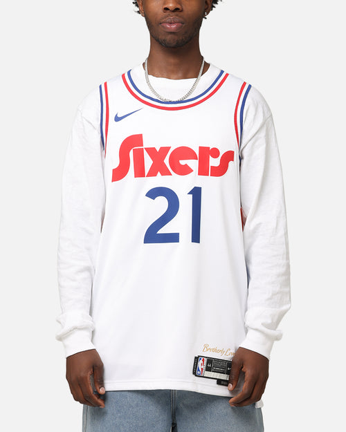 Nike Joel Embiid Philadelphia 76ers #21 City Edition 2024/25 Nike Dri-Fit NBA Swingman Jersey White