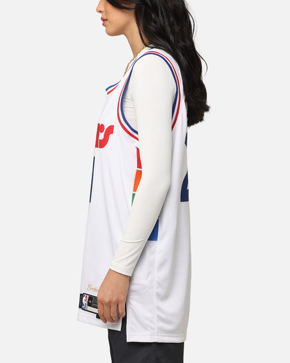 Nike Joel Embiid Philadelphia 76ers #21 City Edition 2024/25 Nike Dri-Fit NBA Swingman Jersey White