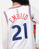 Nike Joel Embiid Philadelphia 76ers #21 City Edition 2024/25 Nike Dri-Fit NBA Swingman Jersey White