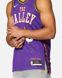 Nike Kevin Durant Phoenix Suns #35 City Edition 2024/25 Nike Dri-Fit NBA Swingman Jersey Field Purple
