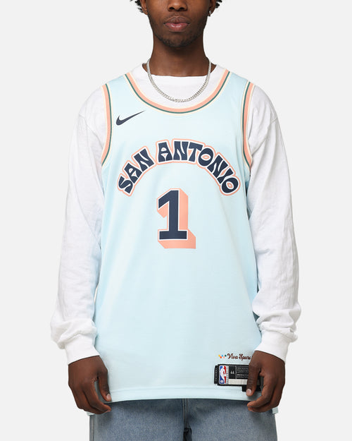 Nike Victor Wembanyama San Antonio Spurs #1 City Edition 2024/25 Nike Dri-Fit NBA Swingman Jersey Blue