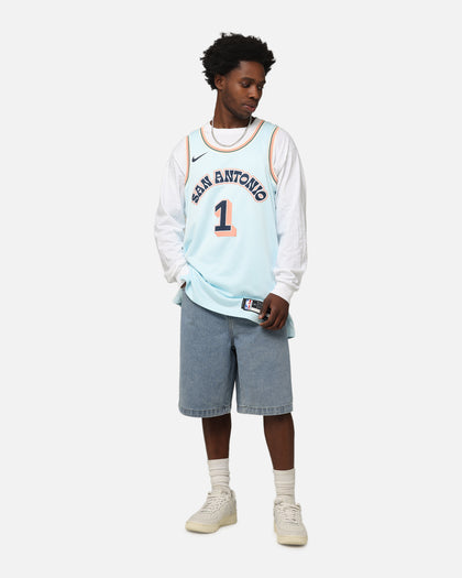 Nike Victor Wembanyama San Antonio Spurs #1 City Edition 2024/25 Nike Dri-Fit NBA Swingman Jersey Blue