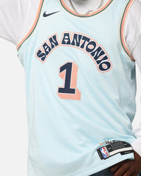 Nike Victor Wembanyama San Antonio Spurs #1 City Edition 2024/25 Nike Dri-Fit NBA Swingman Jersey Blue