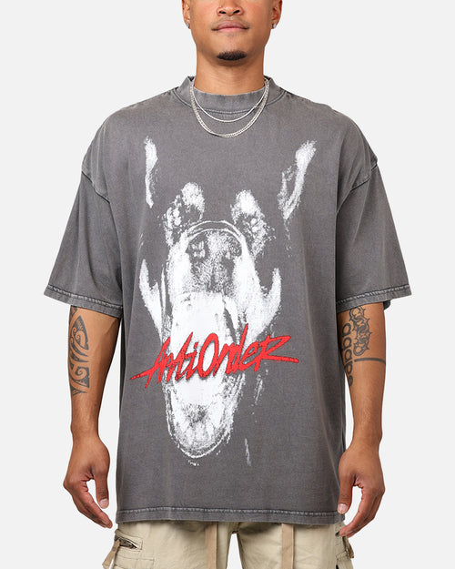 The Anti Order Dog Pound T-Shirt Washed Charcoal